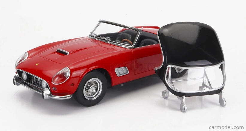 Kk-scale Ferrari 250gt California Spider With Hard-top 1960 1:18 Červená Černá