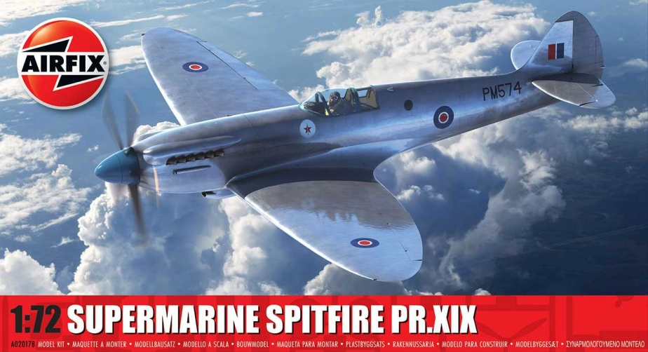 Classic Kit lietadlo A02017B – Supermarine Spitfire PR.XIX (1:72)