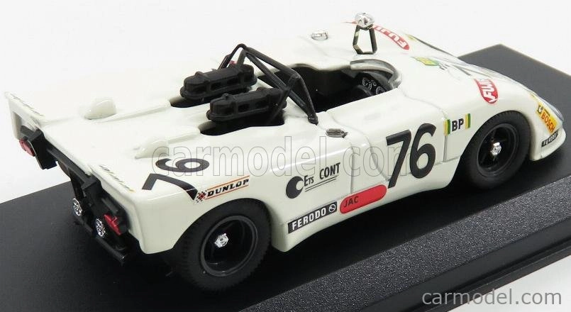 Najlepší model Porsche 908/2 Flunder N 76 24h Le Mans 1972 Lagniez - Touroul 1:43 White