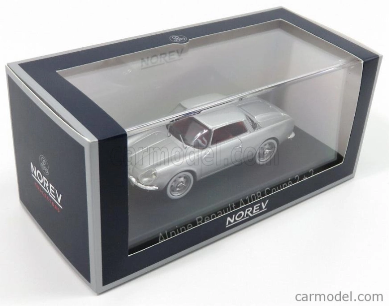 Norev Renault A108 2+2 Coupe 1961 1:43 Strieborný