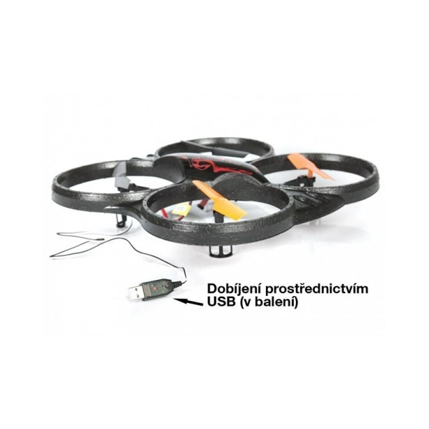 RC kvadrokoptéra žltá Sky King
