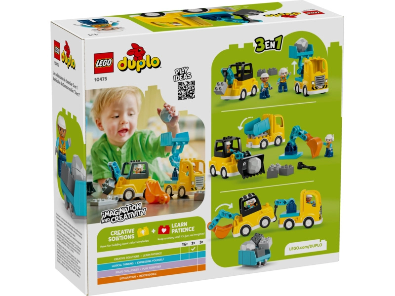 LEGO DUPLO - Vozidlá na stavbe 3 v 1