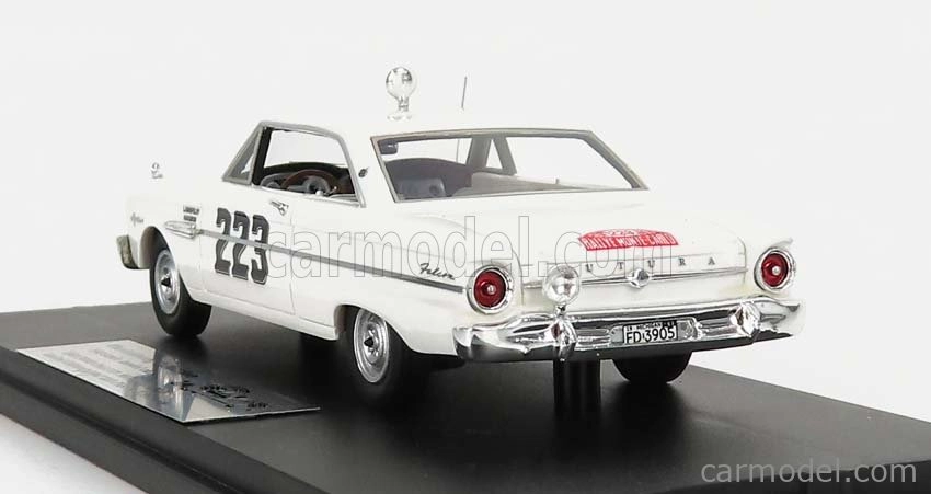 Goldvarg Ford usa Falcon Futura (nočná verzia) N 223 Rally Montecarlo 1963 B.ljungfeldt - G.haggbom 1:43 Biela