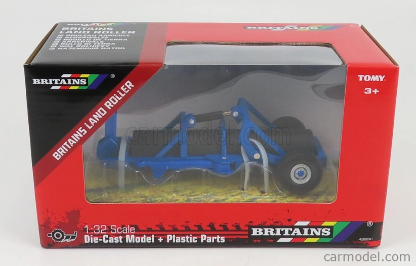 Britains Accessories Rullo Di Terra - Land Roller 1:32 Blue