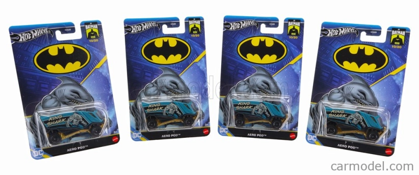 Mattel hot wheels Batman Set Assortment 24 Batman Cars Pieces 1:64 Různé