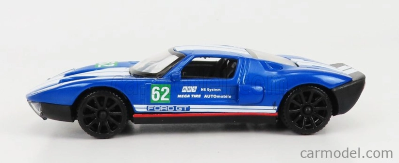 Motor-max Ford usa Gt40 N 62 Racing 1966 1:43 Modrá Bílá