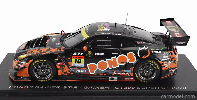 Spark-model Nissan Gt-r Nismo Team Ponos Gainer N 10 Gt300 Class