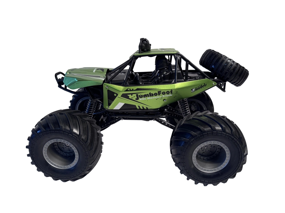DF JUMBO FOOT V2 Off Road 1:10 RTR, zelená, LED světla, zvuky