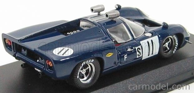 Najlepší model Lola T70 Coupe N 11 Sebring 1968 De Udy - Dibley 1:43 Blue