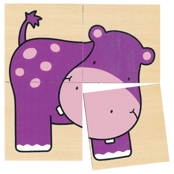 Goki Puzzle a pamäťová hra Divoké zvieratá