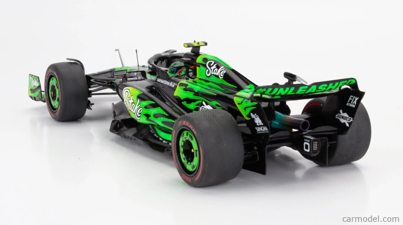 Solido Sauber F1  C44 Team Stake Kick N 24 Las Vegas Usa Gp 2024 Zhou Guanyu 1:18 Zelená Černá