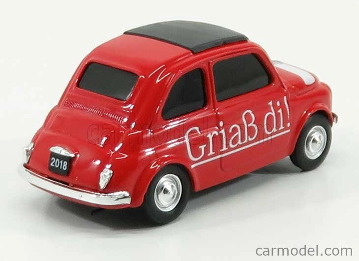 Brumm Fiat 500 Brums Austria Servus - Griab Di ! 2018 1:43 Červená