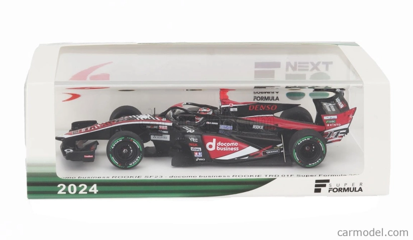 Spark-model Dallara Sf23 Trd 01f Team Rookie Racing N 14 Super Formula Season 2024 Kazuya Oshima 1:43 Černá Červená