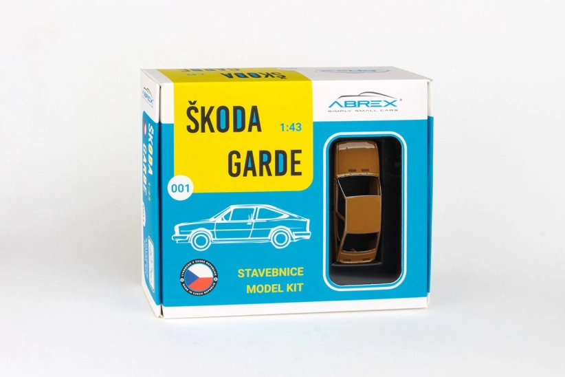 Abrex Škoda Garde (1982) 1:43 - Bronzová Metalíza - Stavebnice