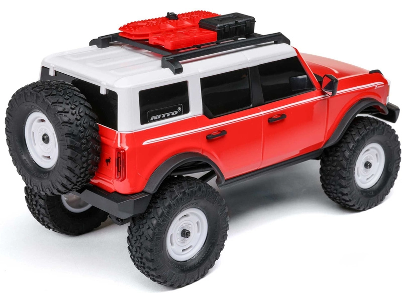 RC auto Axial SCX24 Ford Bronco 2021 1:24 4WD RTR, červená