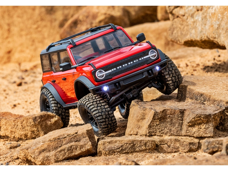 ROZBALENO - RC auto Traxxas TRX-4M Ford Bronco 2021 1:18 RTR, oranžová