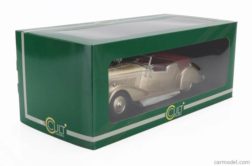 Modely v mierke Cult-scale Bentley 4.25l Vanden Plas Tourer Cabriolet Open 1938 1:18 Gold
