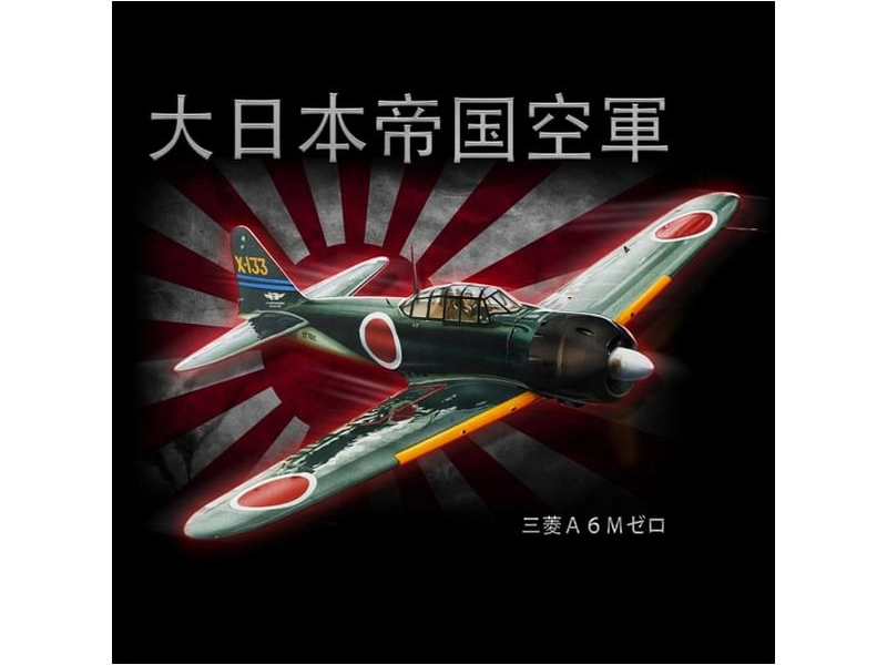 Antonio dámske tričko Mitsubishi A6M Zero M
