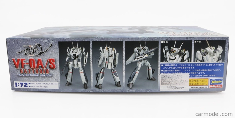Hasegawa Tv series Vf-0a/s Battroid Variable Fighter Airplane Macross Zero 1:72 /