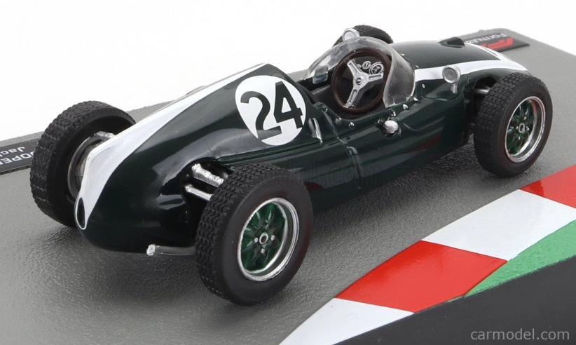 Edicola Cooper F1  T51 Climax Team Cooper Car Company N 24 World Champion Season 1959 Jack Brabham 1959 1:43 Zelená Bílá