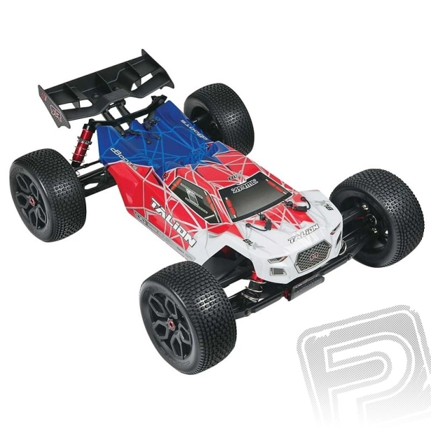 RC auto Talion 6S BLX Truggy, červenomodrá