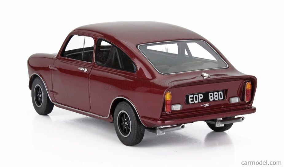 Kultové modely Mini Broadspeed 1966 1:18 Červená