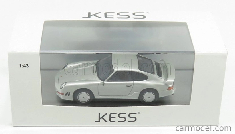 Kess-model Porsche 911 Prototype 3.2 Carrera E19 1984 1:43 Strieborná