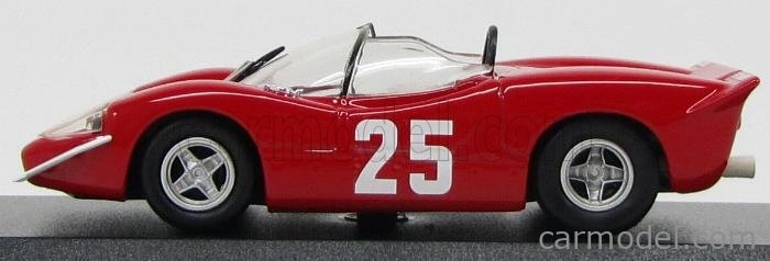 Best-model Fiat Abarth 2000 N 25 Winner Nurburgring 1969 T.hezemans 1:43 Red
