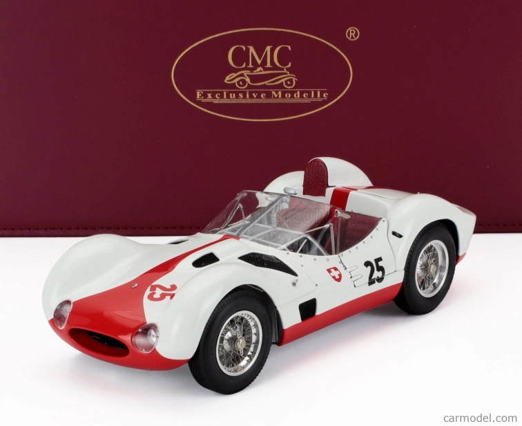 Cmc Maserati Tipo 61 2.9l S4 Spider Birdcage N 25 Winner Pensacola Florida Scca 1960 Gaston Andrey 1:18 Bílá Červená