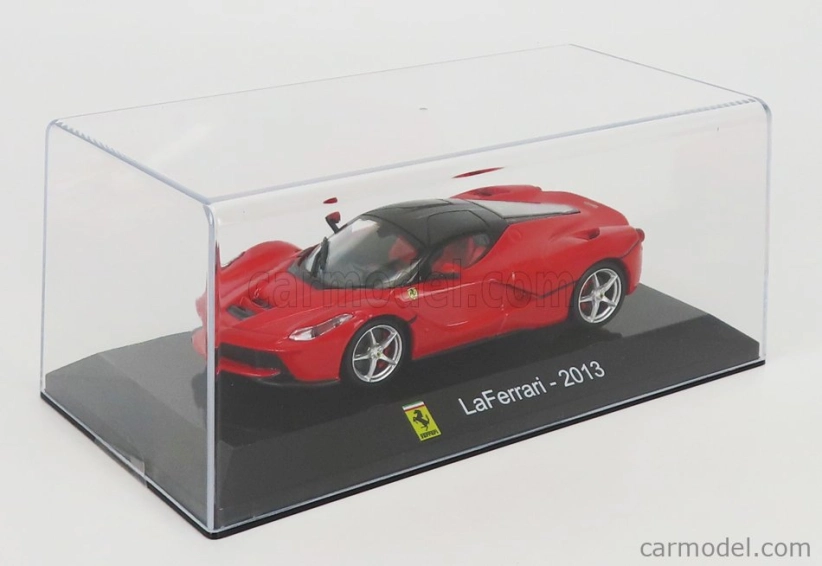 Edicola Ferrari Laferrari 2013 - Con Vetrina - With Showcase 1:43 Červená Černá