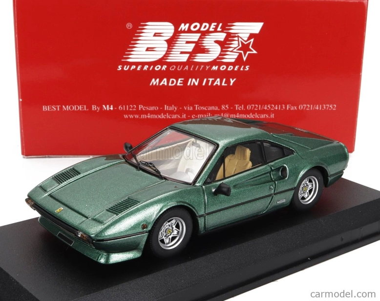 Best-model Ferrari 308 Gtb 1980 1:43 Green Met
