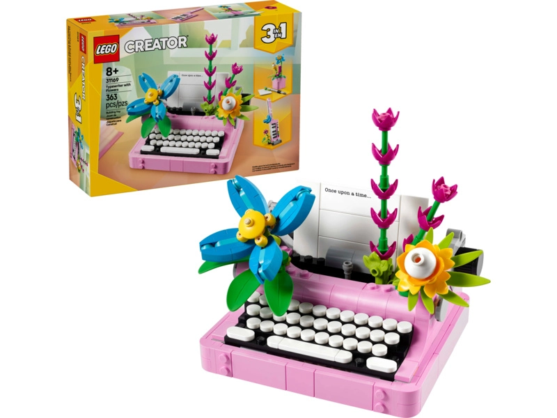 LEGO Creator – Písací stroj s kvetmi