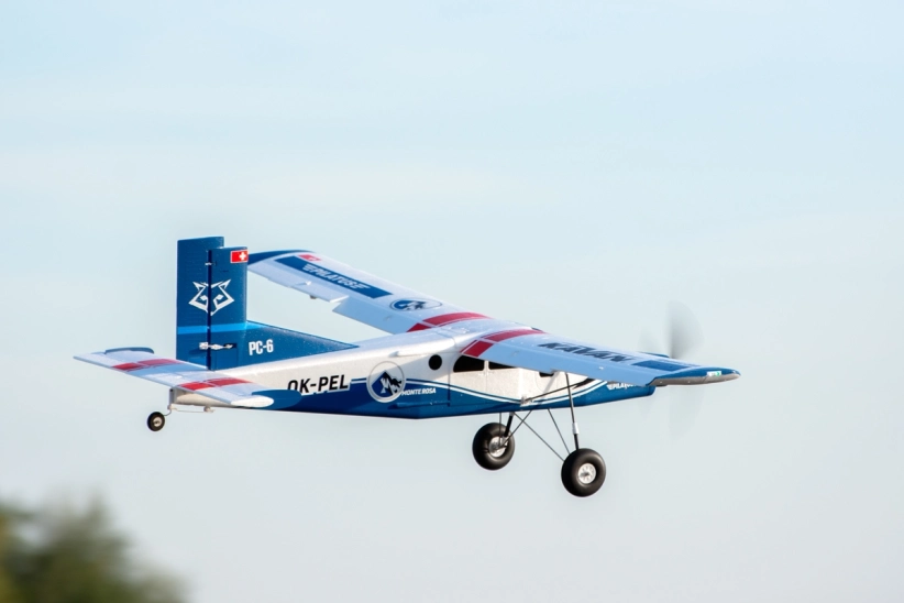 KAVAN Pilatus PC-6 Porter 1500 mm ARF – modrá
