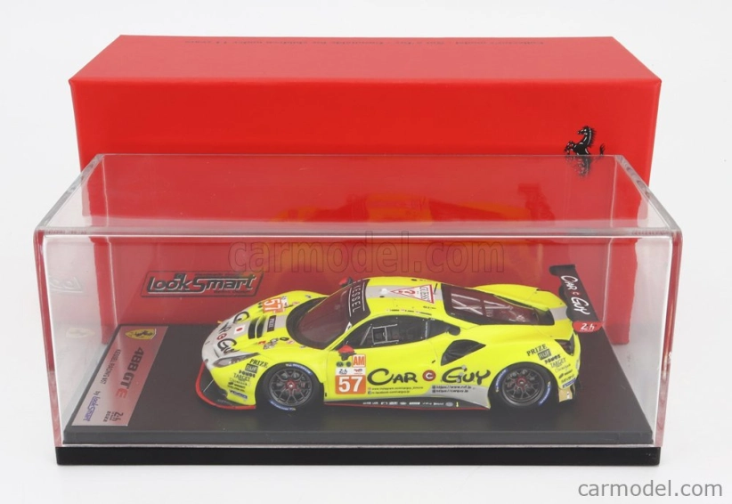 Looksmart Ferrari 488 Gte Evo 3.9l Turbo V8 Team Kessel Racing N 57 1:43, žlutá