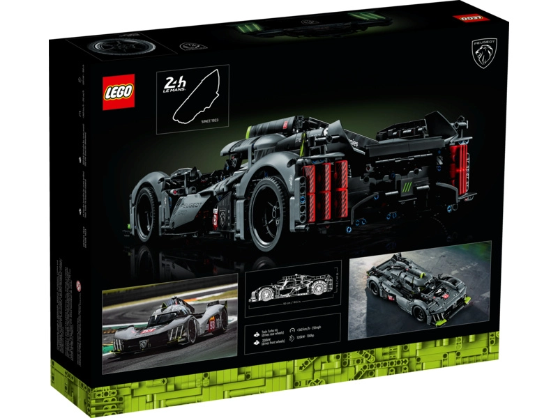 LEGO Technic - Hybridný hypercar PEUGEOT 9X8 24H Le Mans