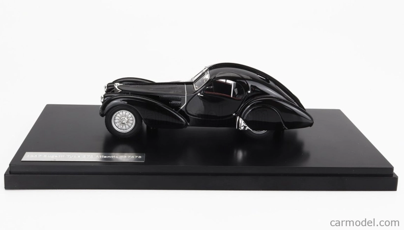 Matrix scale models Bugatti Type 57s Atlantic 1937 1:43 Black