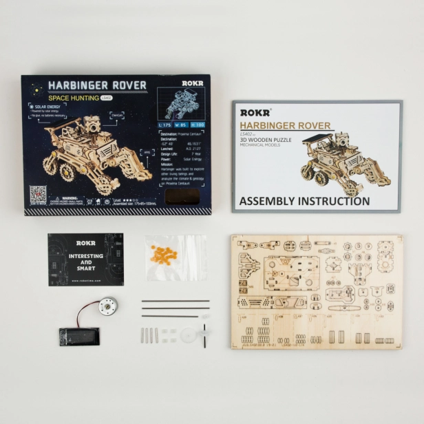 RoboTime 3D puzzle prieskumné vozidlo na solárny pohon