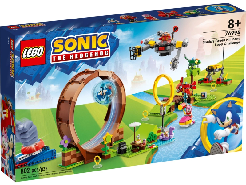 LEGO Sonic - Sonicova smyčková výzva v Green Hill
