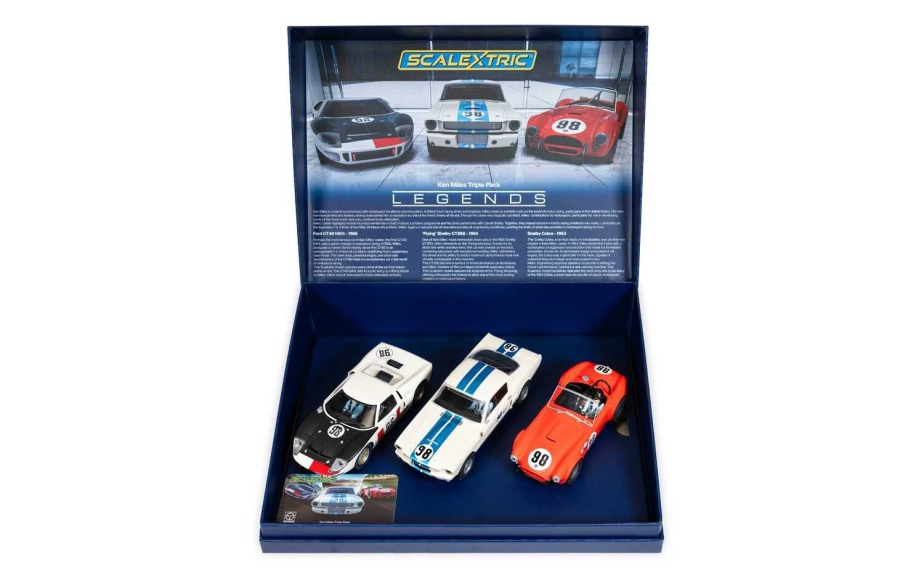Autíčka GT SCALEXTRIC C4619A - Ken Miles Triple Pack (1:32)
