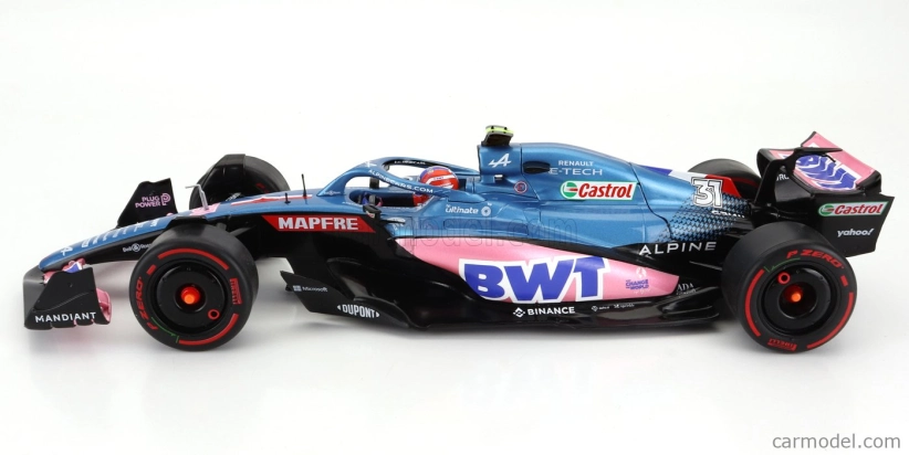 Solido Renault F1 A522 Team Alpine Bwt N 31 Australian Gp 2022 Esteban Ocon 1:18 Modrá Ružová