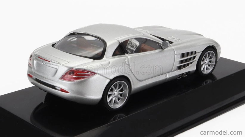 Edicola Mercedes benz Slr Mclaren 2003 - Con Vetrina - S vitrínou 1:43 Silver