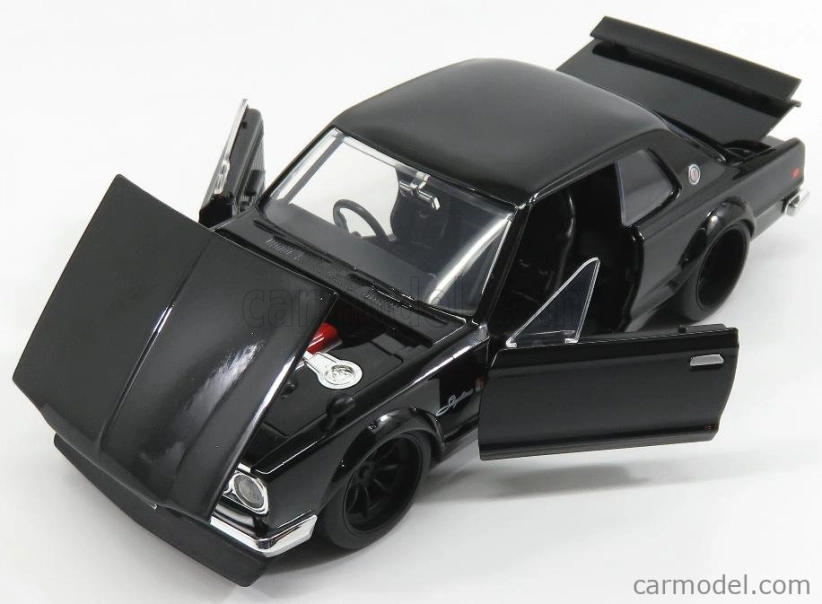 Jada Nissan Brian's Skyline 2000 Gt-r 1973 - Brian O'conner - Fast & Furious Vi (2013) 1:24 Black