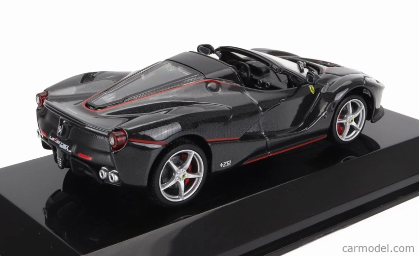 Edicola Ferrari Laferrari Aperta Spider 2016 - Con Vetrina - S vitrínou 1:43 Black