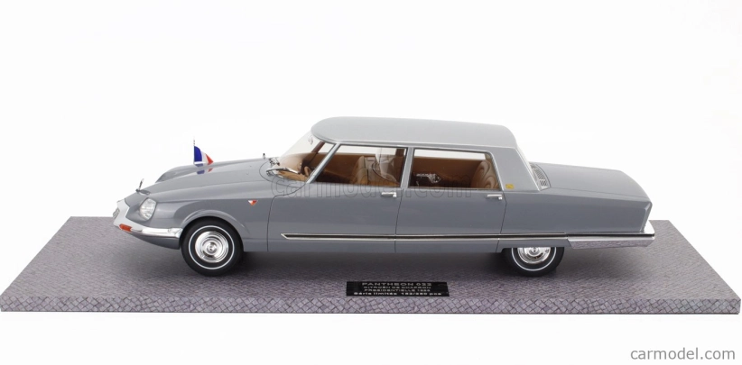 Pantheon Citroen Ds21 Chapron Presidentielle 1968 - Personal Car President Charles De Gaulle 1:18 Grey