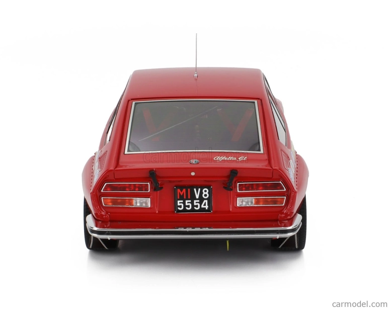 Ls-collectibles Alfa romeo Alfetta Gt Gr.2 (nočná verzia) N 6 Winner Rally Isola D'elba 1975 Amilcare Ballestrieri - Enrico Gigli 1:18 červená čierna