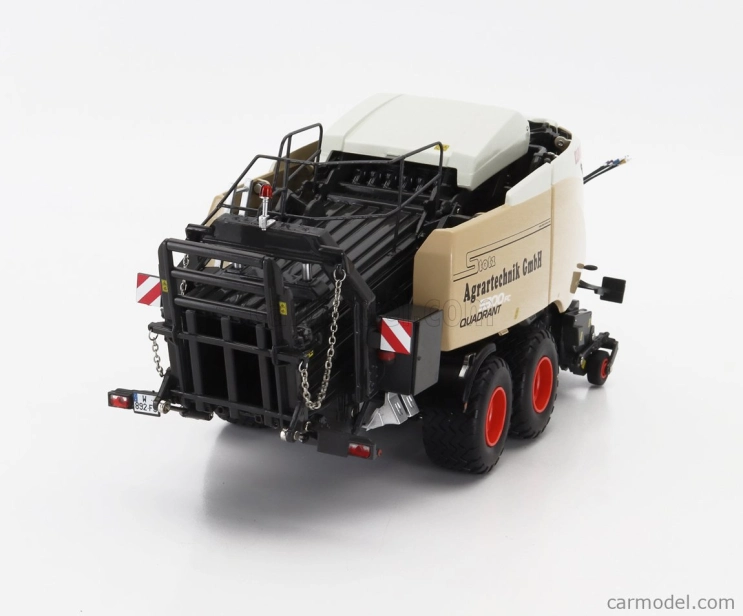 Ros-model Claas Quadrant 5300 Stotz Design - Pressa Alta Densita' 2015 1:32 Šedá Béžová Černá