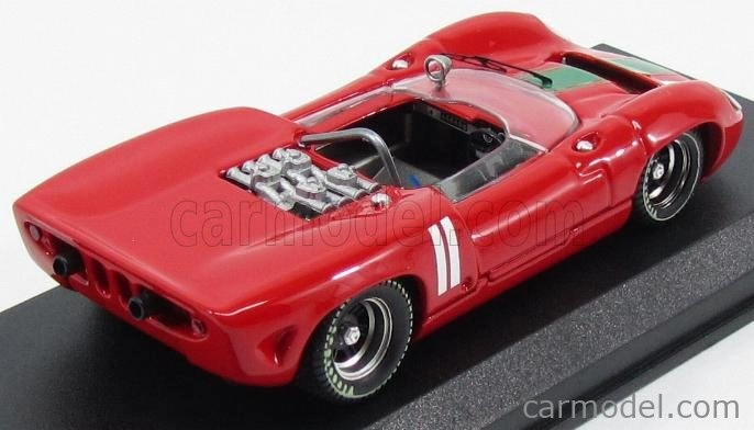 Najlepší model Lola T70 Spider N 11 Winner Motorsport 1964 J.surtees 1:43 Červená zelená