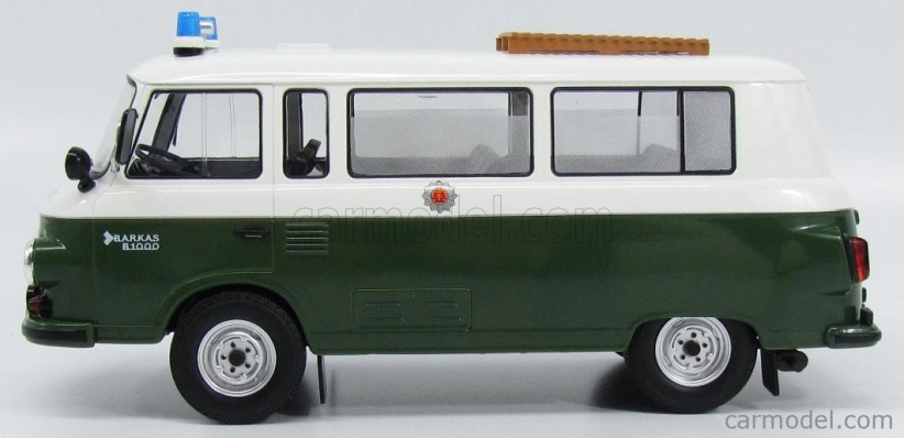 Mcg Barkas B1000 Minibus Wolks Polizei 1965 1:18 Bílá Zelená