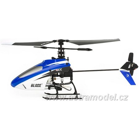 RC vrtuľník Blade mSR RTF modrá, mód 2