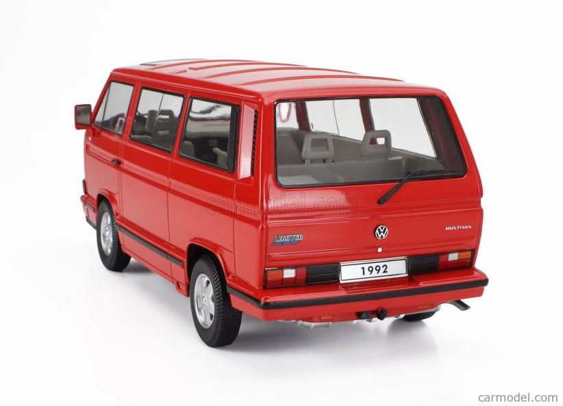 Volkswagen T3 Multivan Minibus v mierke Kk (posledná edícia) 1992 1:18 Červená